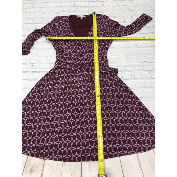 41 Hawthorn Women 3/4 Sleeve Wrap Dress Size Small Polyester Blend B237 -26 - Picture 13 of 13